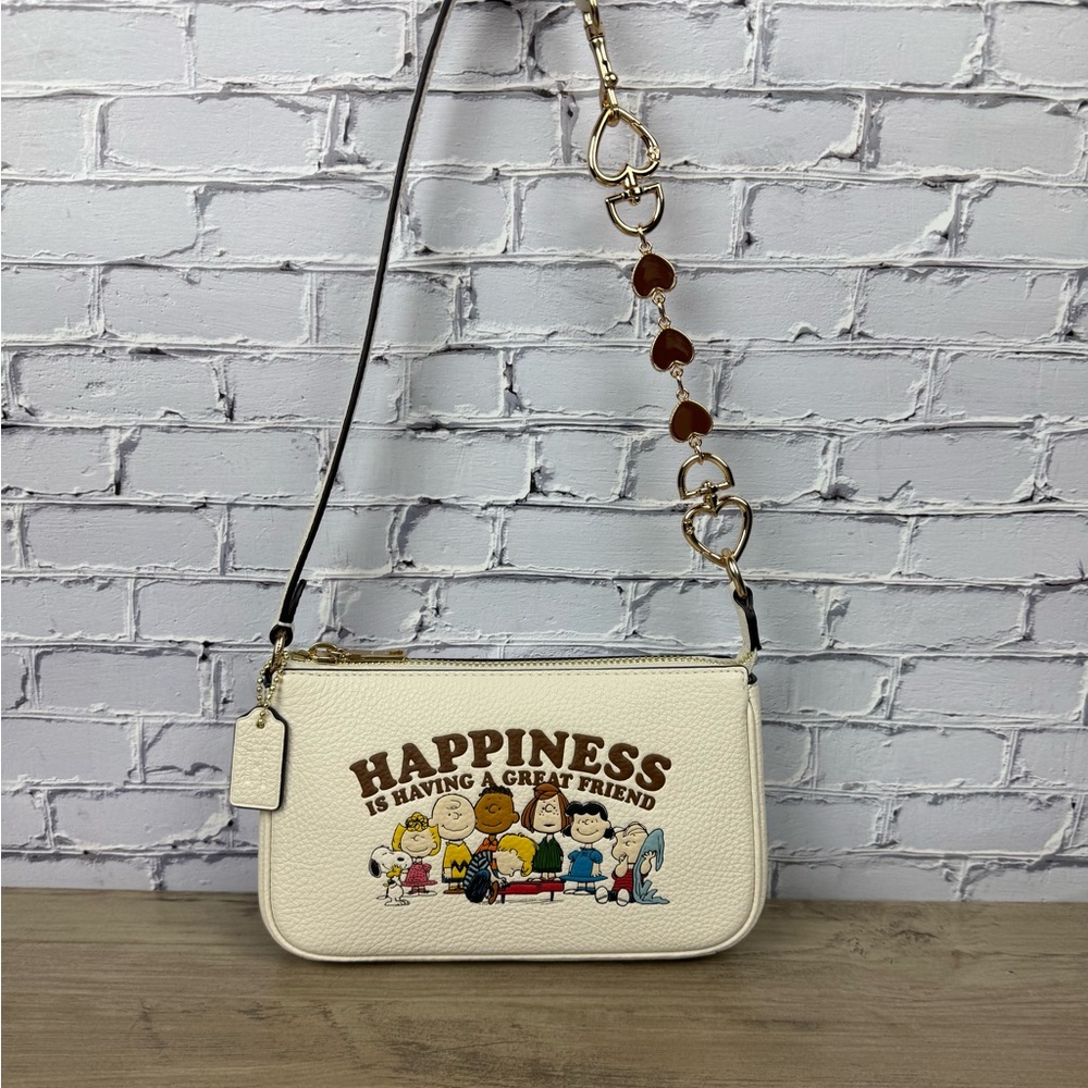NWT Coach X Peanuts Nolita 19 CBM76 with free unbranded chain extender